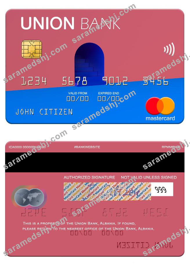 Albania Union Bank mastercard